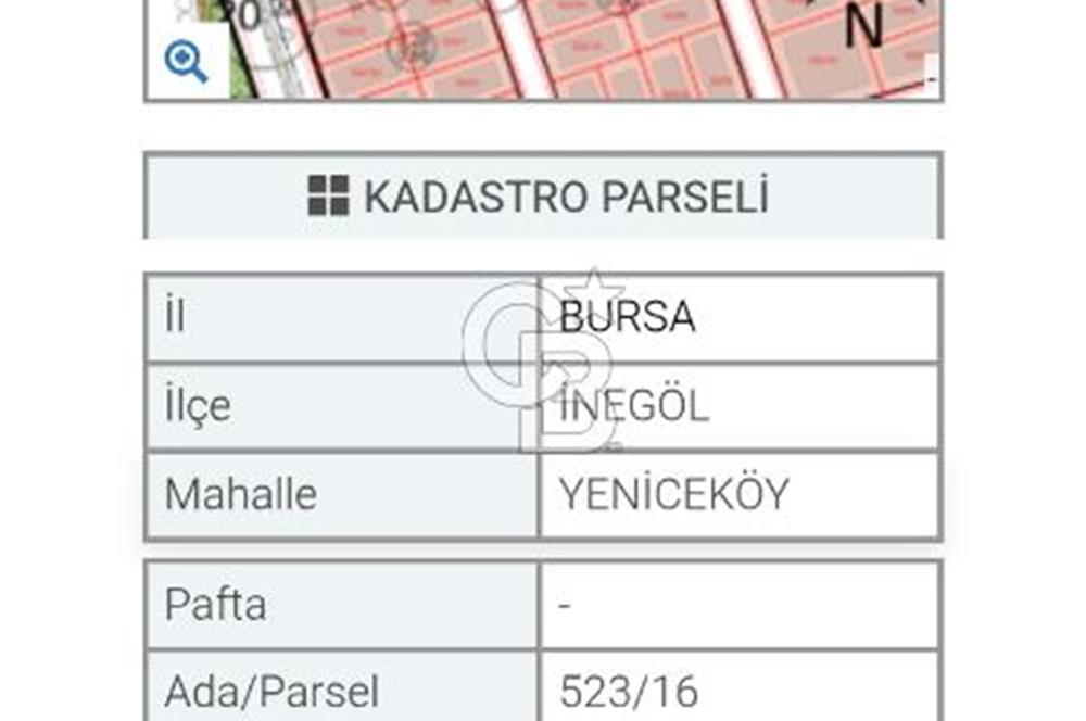 CB CLASS İNEGÖL YENİCE İMARLI SATILIKARSA