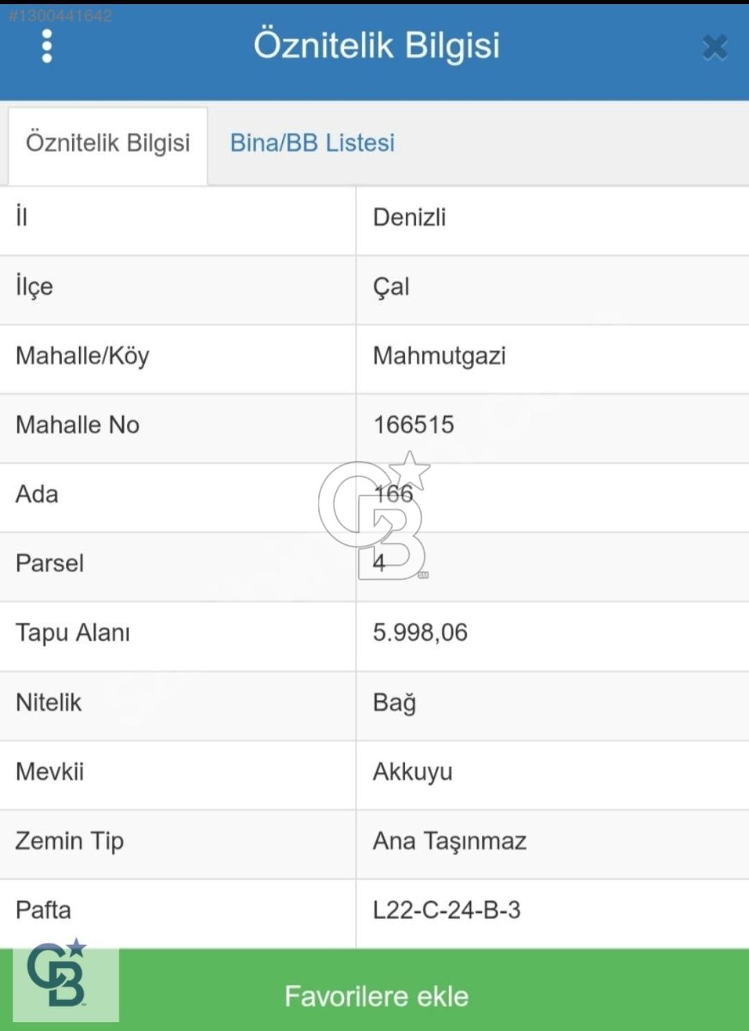 Denizli Çal Mahmutgazi 9 Yaşında Bakımlı Verimli Bağ