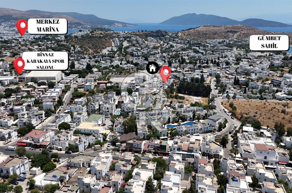 Bodrum Acil!! Satılık Gümbette Butik Havuzlu Sitede Eşyalı Daire