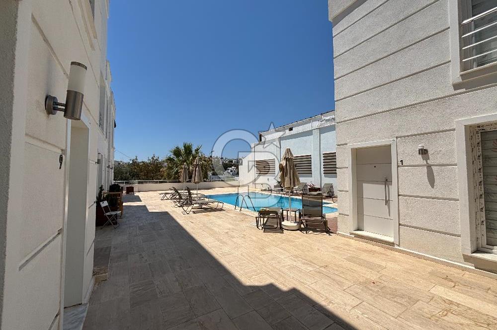 Bodrum Acil!! Satılık Gümbette Butik Havuzlu Sitede Eşyalı Daire