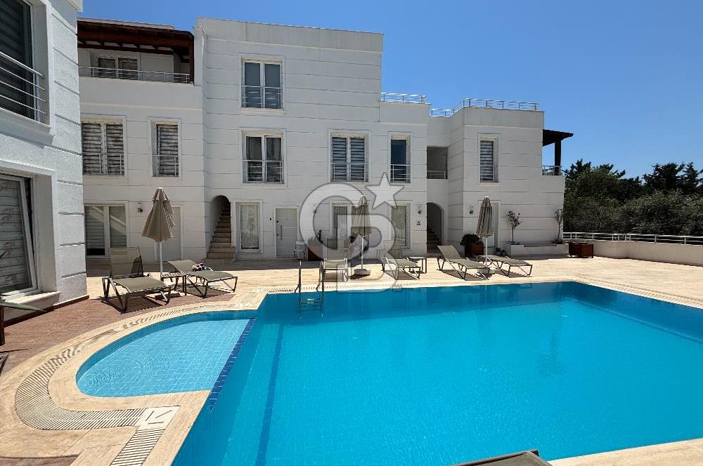 Bodrum Acil!! Satılık Gümbette Butik Havuzlu Sitede Eşyalı Daire