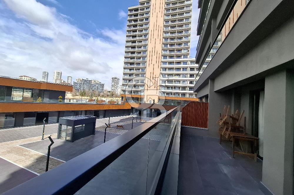 Yaşamkent Bordo Yaşam Sitesinde Kiralık 2+1 Dubleks 95m2 Sıfır Daire Full Sıfır Eşyalı