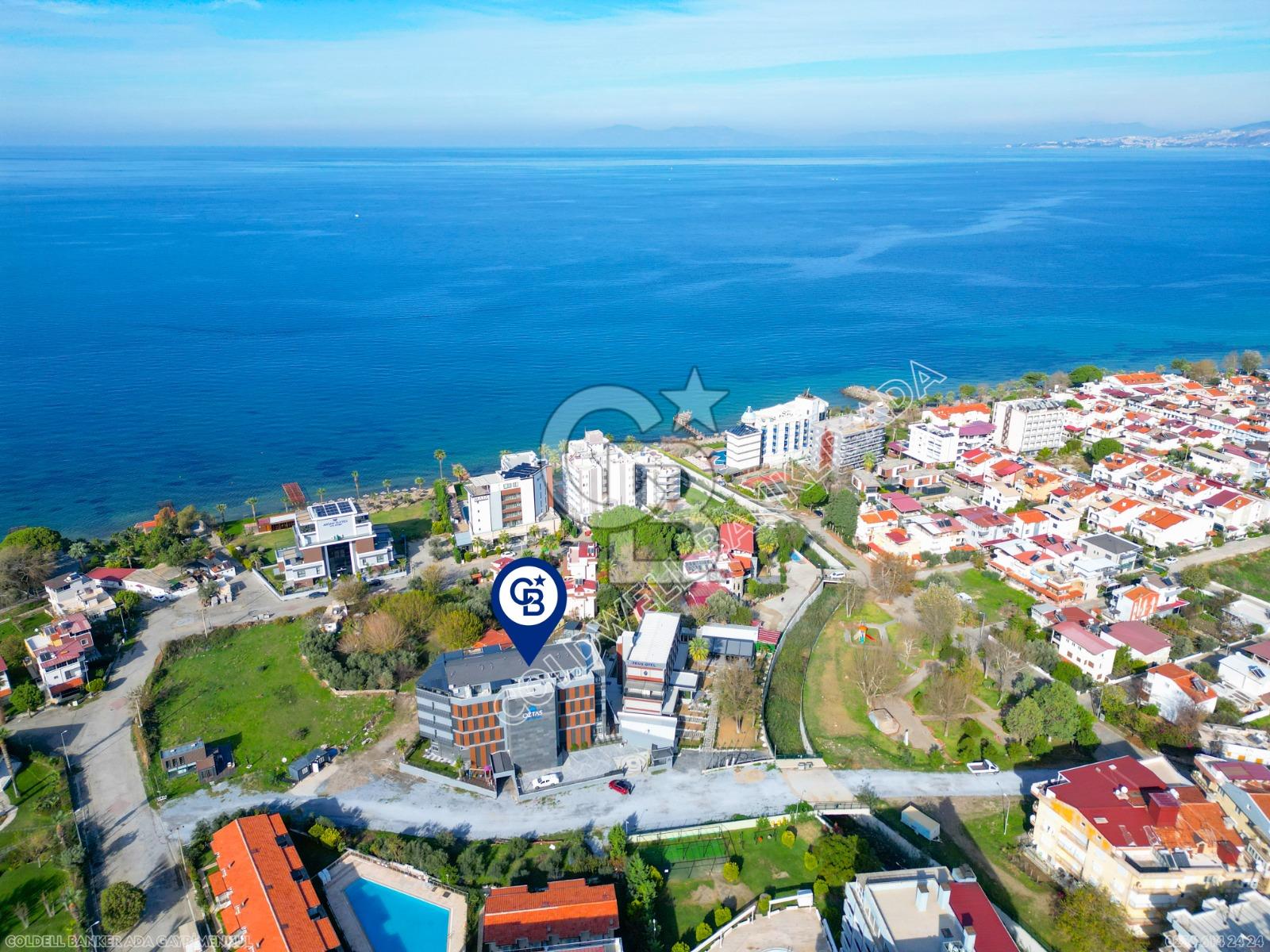 Güzelçamlı Plajına 150 Metre! Deniz Manzaralı Satılık 1+1 Daire