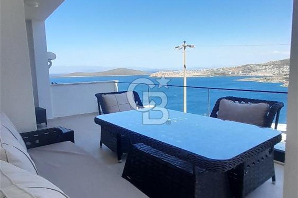 BODRUM GÜNDOĞAN'DA SATILIK TRİPLEKS VİLLA