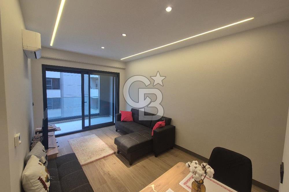 Bayraklı Marka Premium'da Full Eşyalı Yerden Isıtma 1+1 Kiralık