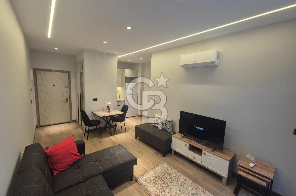 Bayraklı Marka Premium'da Full Eşyalı Yerden Isıtma 1+1 Kiralık