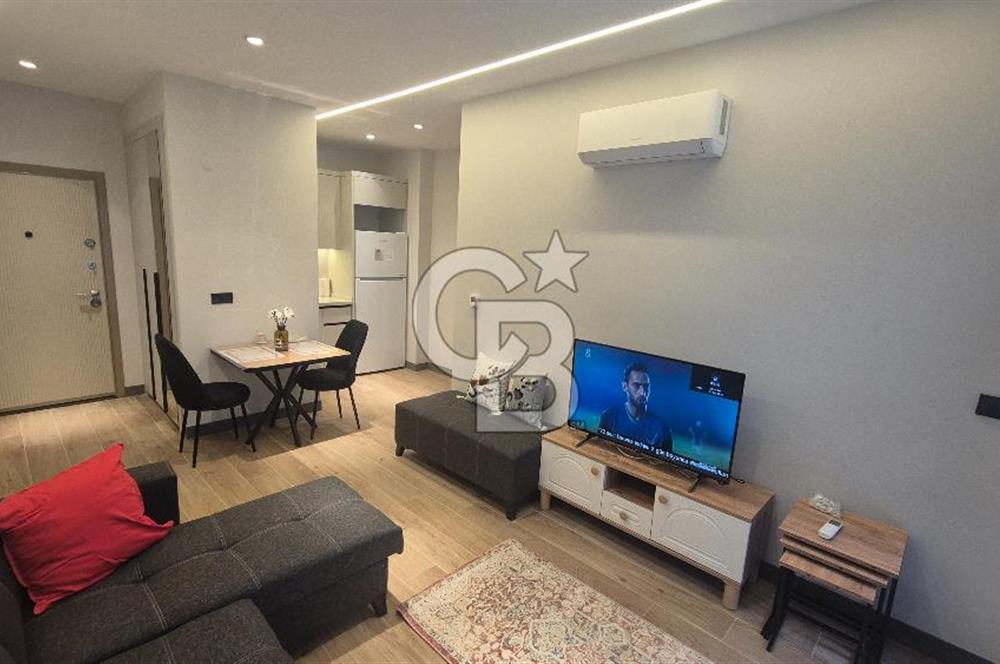Bayraklı Marka Premium'da Full Eşyalı Yerden Isıtma 1+1 Kiralık