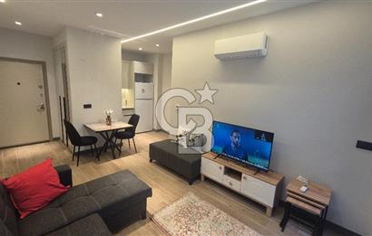 Bayraklı Marka Premium'da Full Eşyalı Yerden Isıtma 1+1 Kiralık