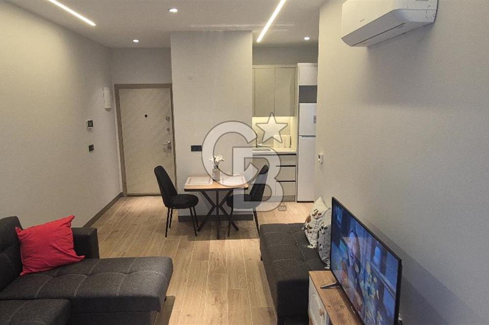 Bayraklı Marka Premium'da Full Eşyalı Yerden Isıtma 1+1 Kiralık