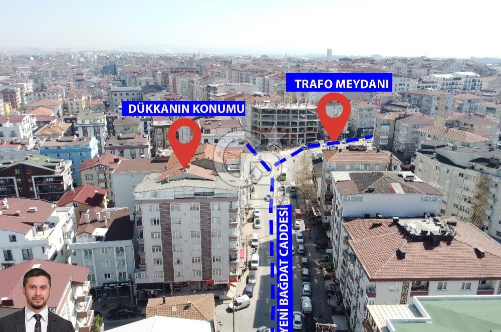 Gebze Trafo Meydanında Y.Bağdat Caddesi Üzeri Satılık Dükkan