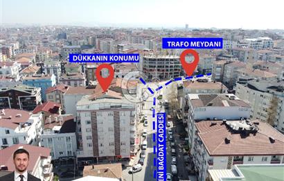 Gebze Trafo Meydanında Y.Bağdat Caddesi Üzeri Satılık Dükkan
