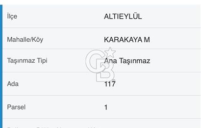 CB LEADER'DAN ALTIEYLÜL-KARAKAYA'DA MUHTEŞEM YATIRIM FIRSATI 