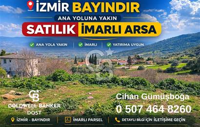 İzmir Bayındır Ana Yoluna Yakın Fırsat İmarlı Satılık Arsa