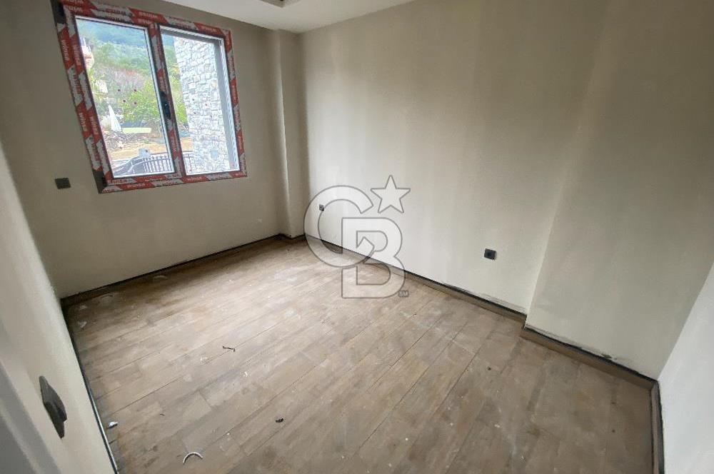 ÖZEL PROJE'DE PANORAMİK DENİZ MANZARALI 1+1 TERASLI DAİRE