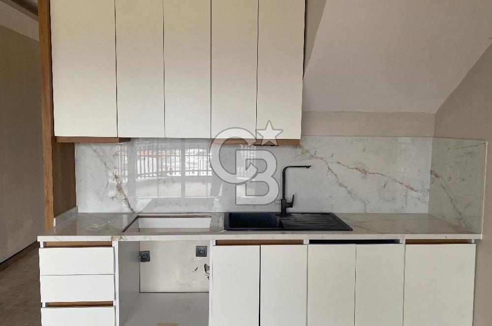 ÖZEL PROJE'DE PANORAMİK DENİZ MANZARALI 1+1 TERASLI DAİRE