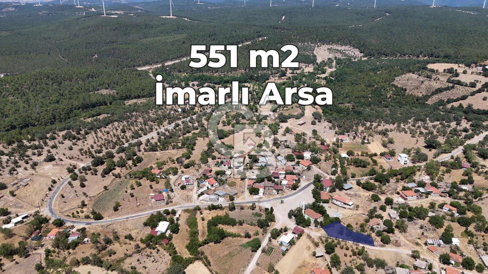 ÇANAKKALE MERKEZ SALİHLER KÖYÜ SATILIK KÖYİÇİ İMARLI 551 M2 ARSA