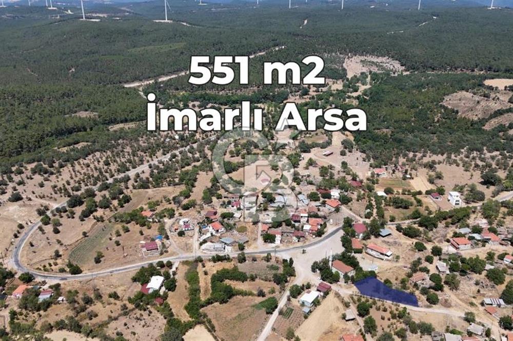 ÇANAKKALE MERKEZ SALİHLER KÖYÜ SATILIK KÖYİÇİ İMARLI 551 M2 ARSA