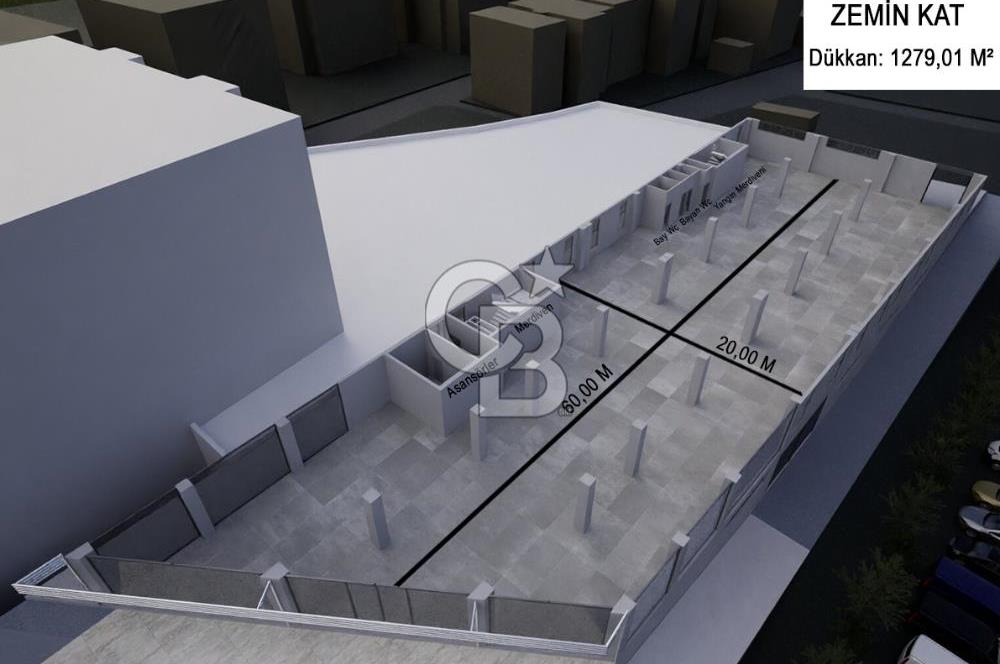 Büyükçekmece Mimarsinan E-5 Cephe 5125m² Komple Sıfır Bina