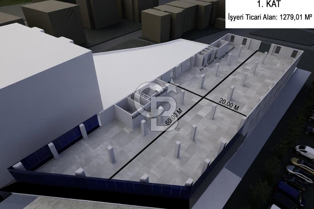 Büyükçekmece Mimarsinan E-5 Cephe 5125m² Komple Sıfır Bina