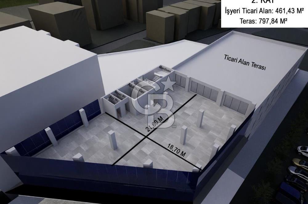 Büyükçekmece Mimarsinan E-5 Cephe 5125m² Komple Sıfır Bina