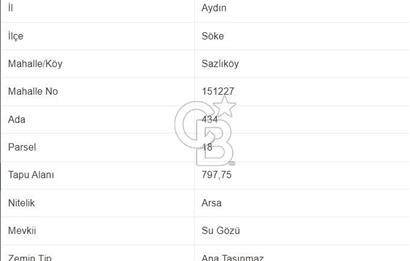 SATILIK AYDIN SÖKE İMARLI ARSA