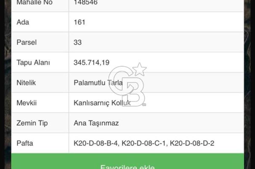 Manisa Salihli Kemer'de Satılık Yatırımlık Arazi