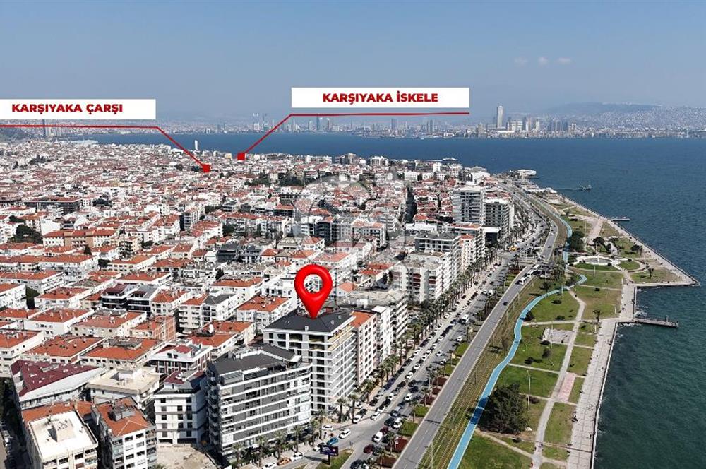 İzmir Bostanlı Yalı Trademark Yıllar Apt. Satılık 2+1 100 m² Daire