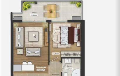 Park Yaşam Ataşehir Havuz& Peyzaj Eşyalı Kiralık 1+1 86 M² Daire