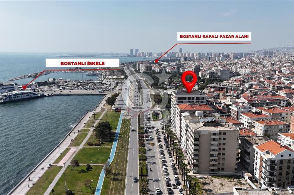 İzmir Bostanlı Yalı Trademark Yıllar Apt. Satılık 2+1 100 m² Daire
