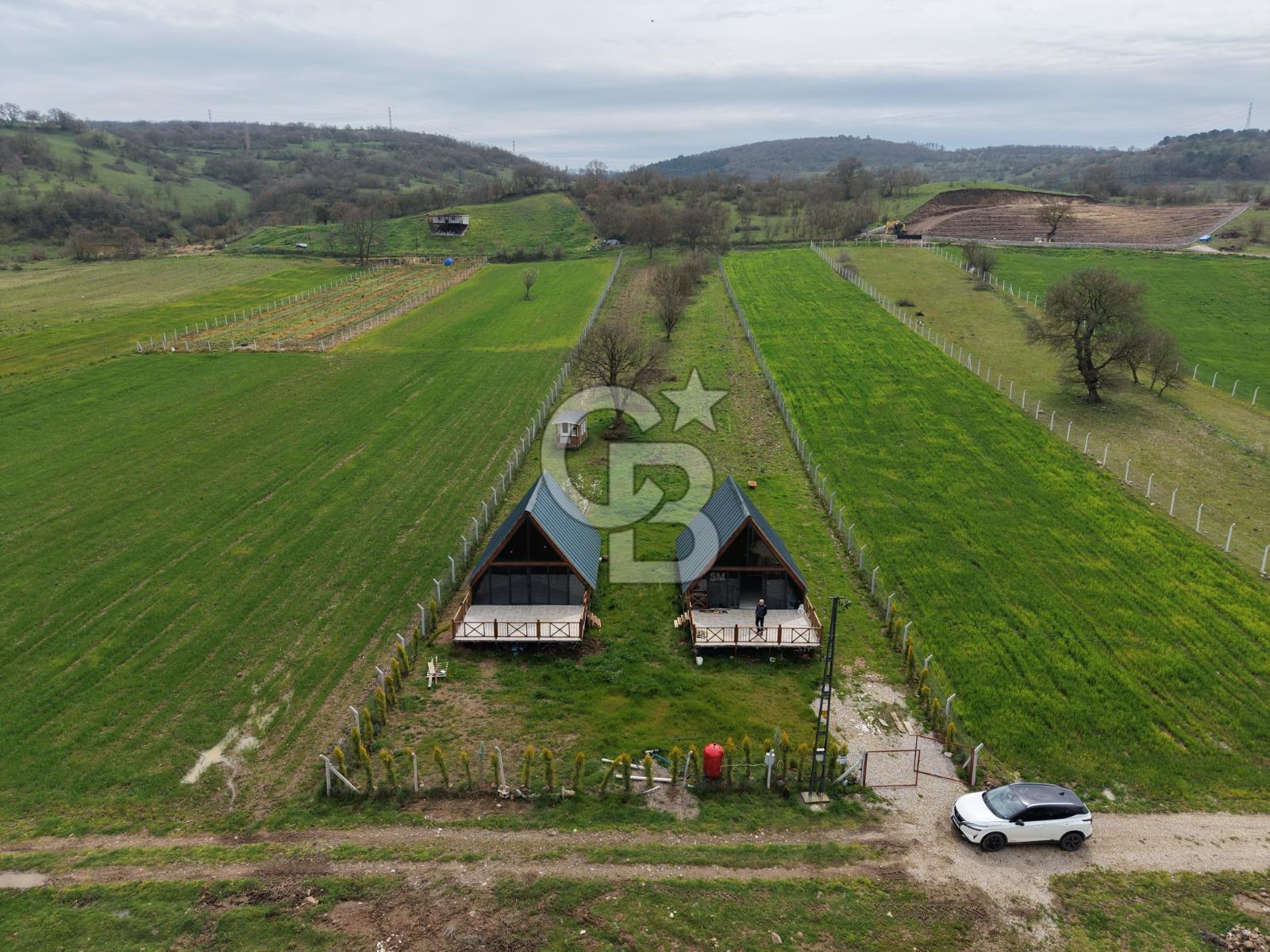 CB KİNG'DEN KÖSEAĞALAR'DA 2 ADET 75 m² BUNGALOV EV SATILIK TARLA