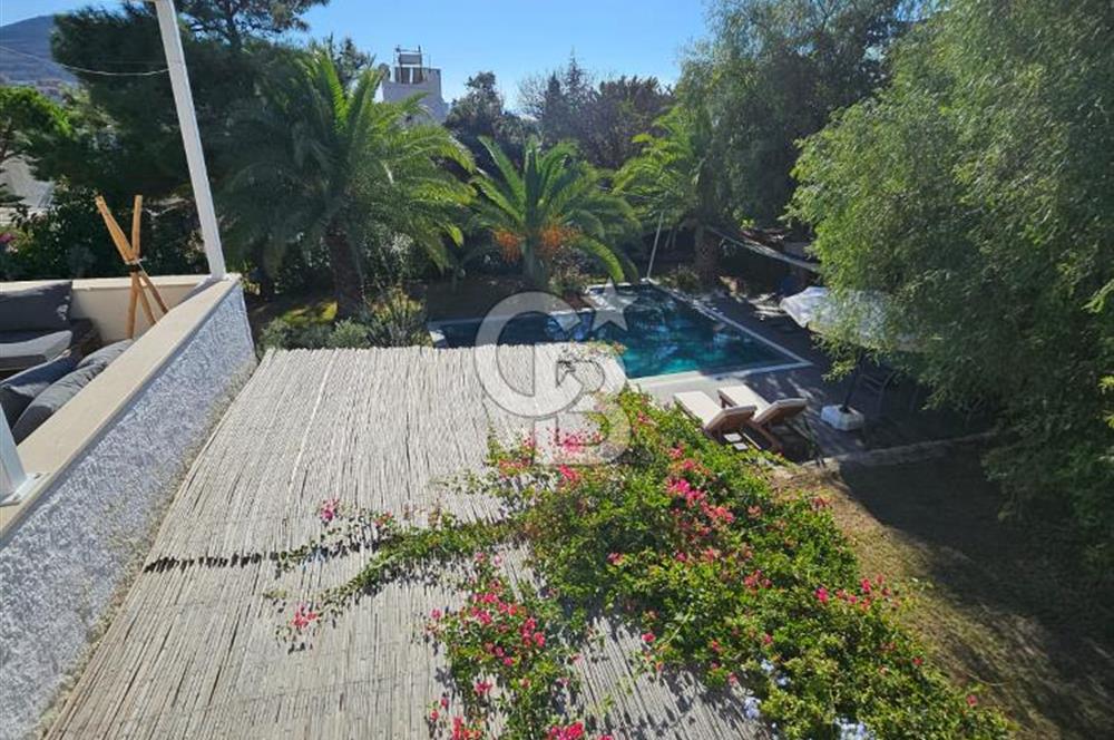 Bodrum Gümüşlük'te Tam Müstakil Bahçeli Kiralık Yazlık Villa