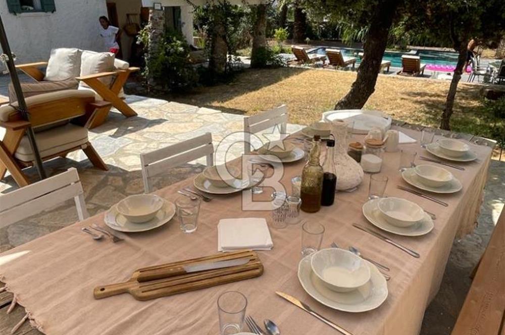 Bodrum Gümüşlük'te Tam Müstakil Bahçeli Kiralık Yazlık Villa
