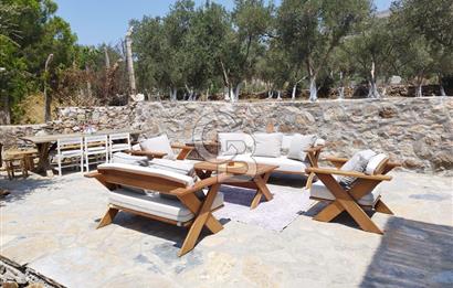 Bodrum Gümüşlük'te Tam Müstakil Bahçeli Kiralık Yazlık Villa