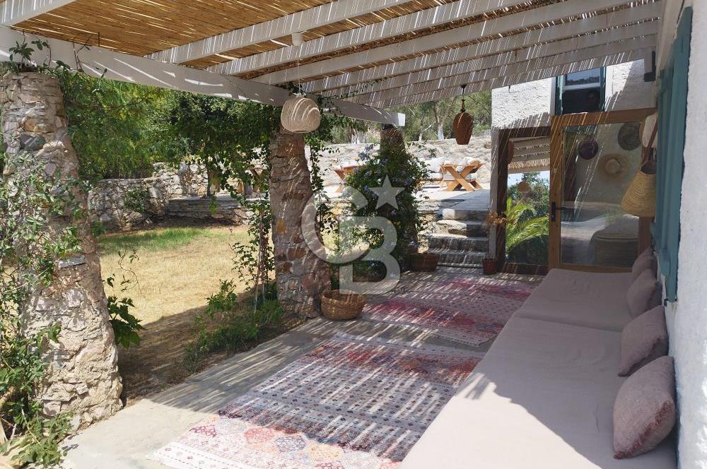 Bodrum Gümüşlük'te Tam Müstakil Bahçeli Kiralık Yazlık Villa