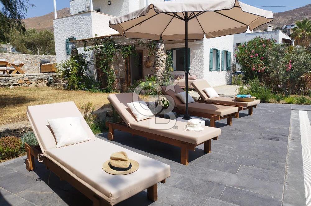 Bodrum Gümüşlük'te Tam Müstakil Bahçeli Kiralık Yazlık Villa