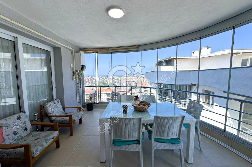 Kuşadası Kapalı Mutfak Deniz Manzaralı Satılık 3+1 Daire