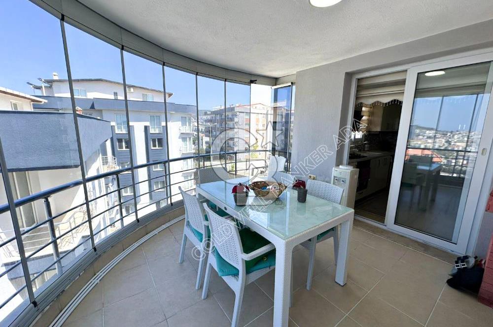 Kuşadası Kapalı Mutfak Deniz Manzaralı Satılık 3+1 Daire