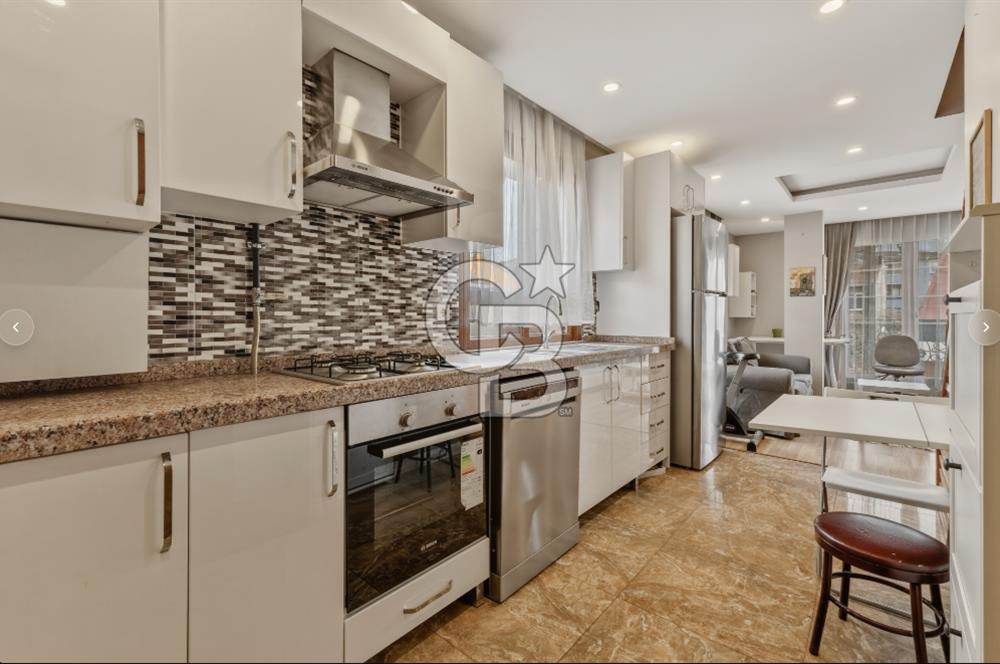 4.LEVENT METROYA KOMŞU KİRALIK MODERN EŞYALI ÇATI DUBLEKS