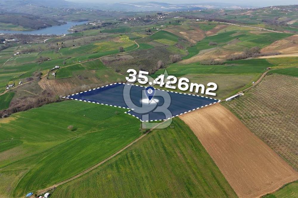 CB AKADEMİ BAĞLICA GÖL MANZARA YOL CEPHE SATILIK 35.426 m2 TARLA