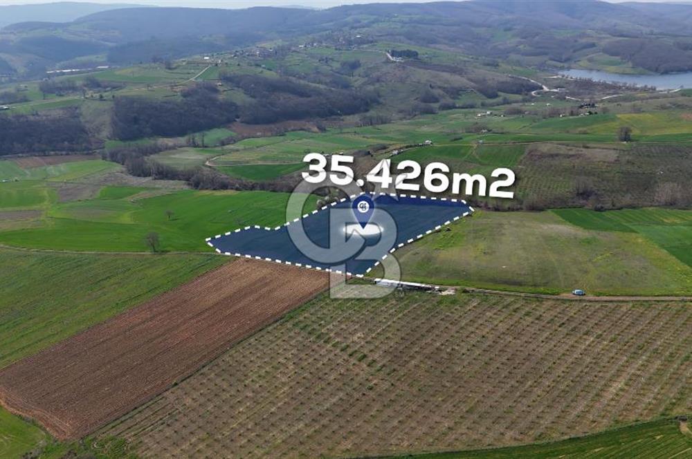 CB AKADEMİ BAĞLICA GÖL MANZARA YOL CEPHE SATILIK 35.426 m2 TARLA