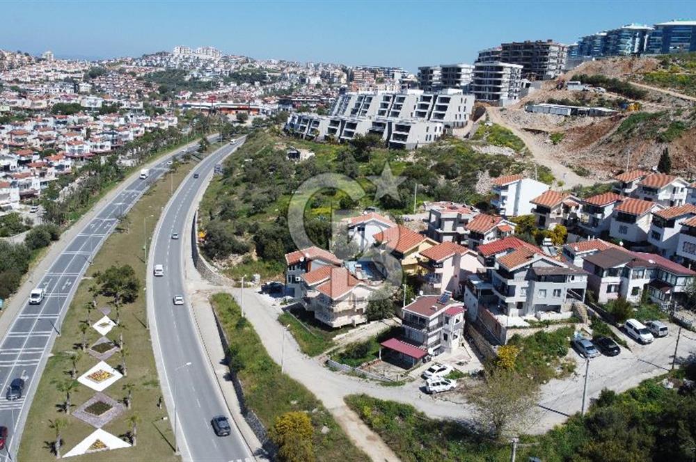 KUŞADASI HER ODADAN DENİZ MANZARALI 5+1 SATILIK KÖŞE VİLLA 