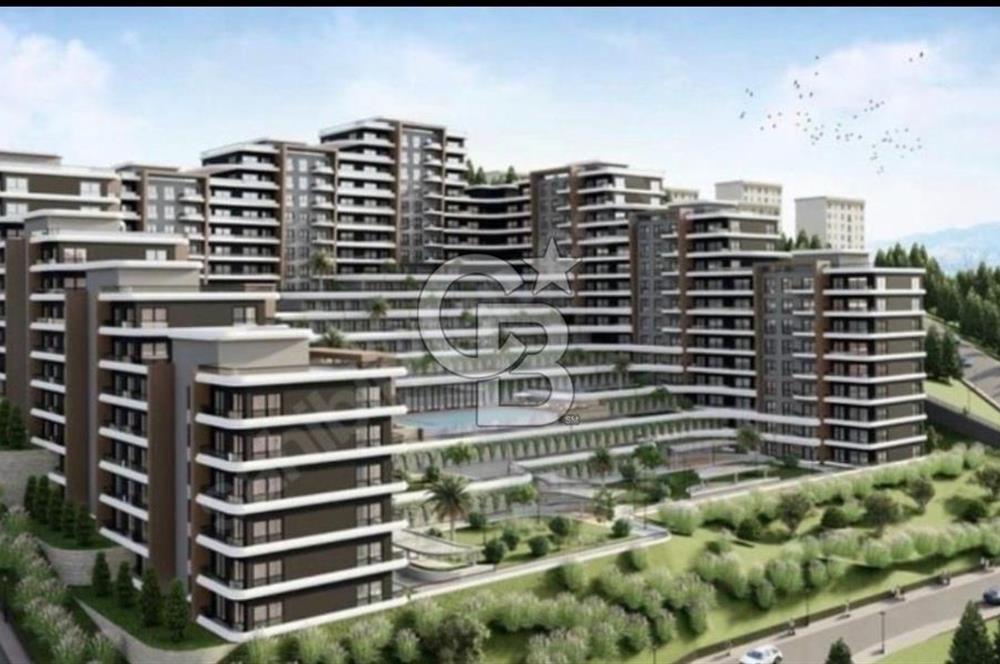 ÇİĞLİ İZKENTTE MURANOCİTYDE KÖRFEZ MANZARALI  GENİŞ 1+1 SATILIK DAİRE