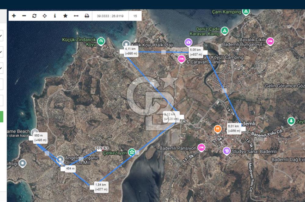 Dikili Bademli Satılık 4.5M TL Yatırımlık Zeytinlik