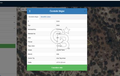 Dikili Bademli Satılık 4.5M TL Yatırımlık Zeytinlik