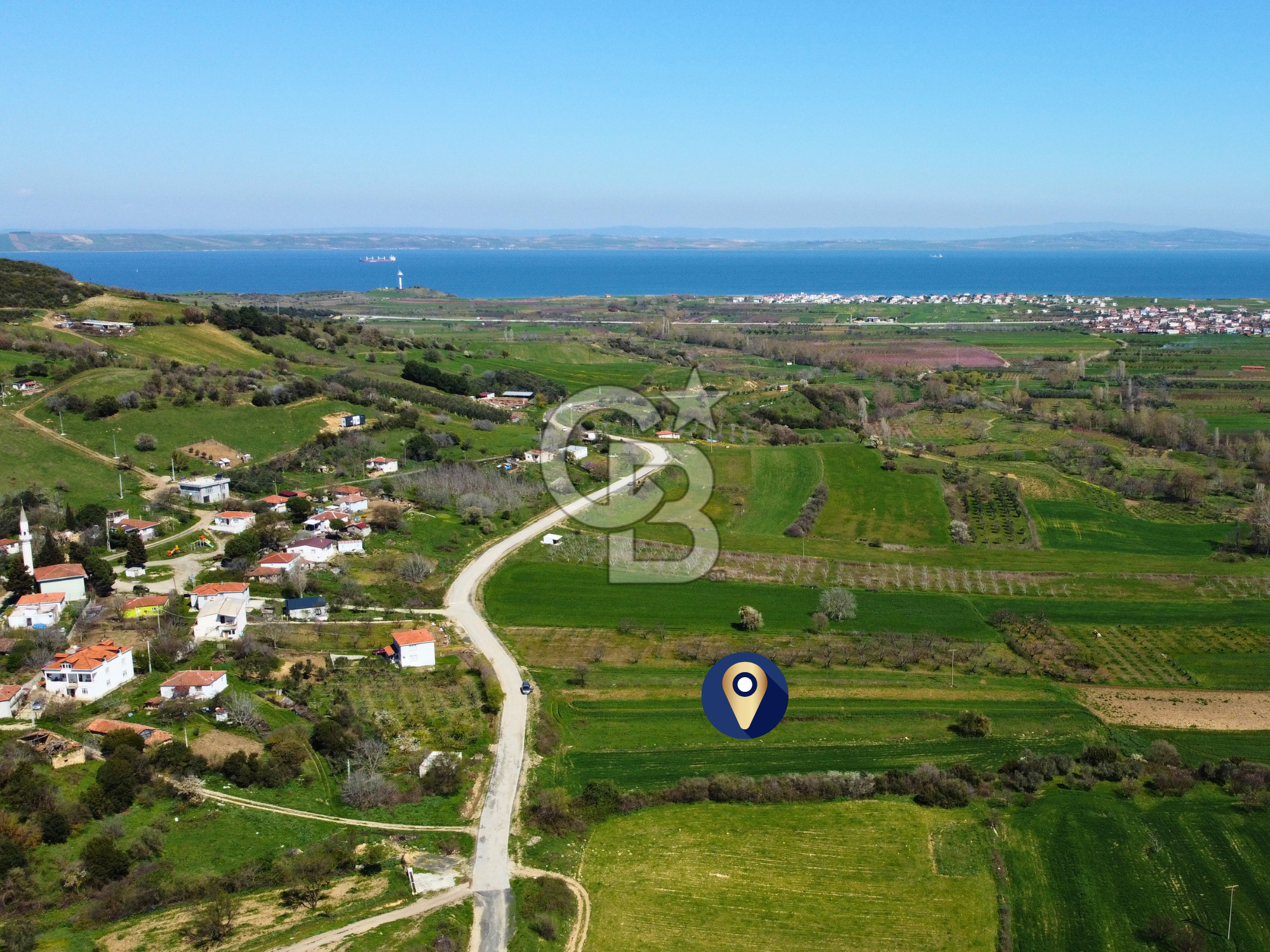 Çanakkale Lapseki Hacıömerler Köye Yakın İmarlı 13.936m² Arazi