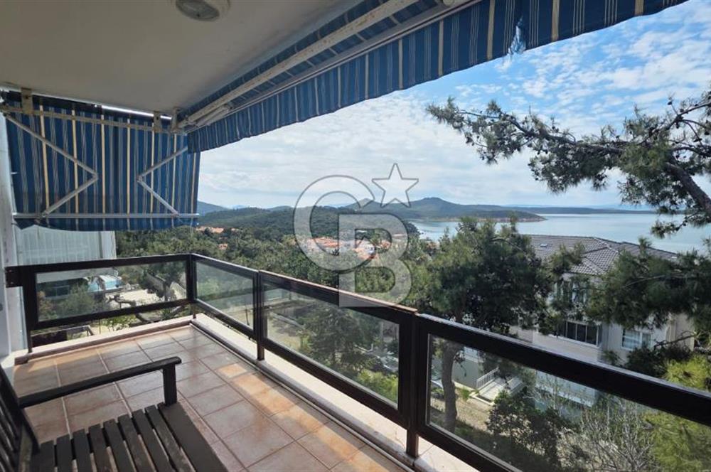 Ayvalık Sefa Çamlık’ta Lebi Derya Deniz Manzaralı 3+1 Satılık Daire