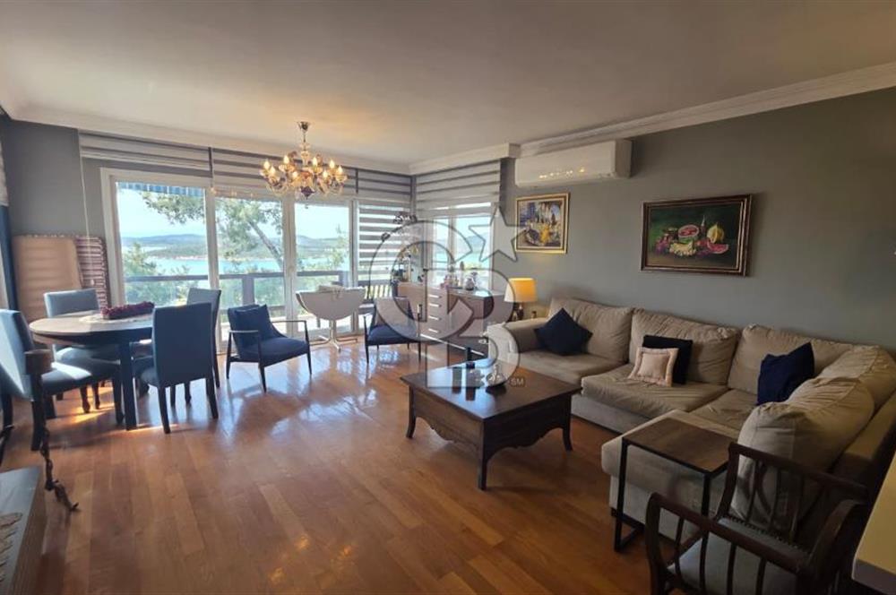  Ayvalık Sefa Çamlık’ta Lebi Derya Deniz Manzaralı 3+1 Satılık Daire