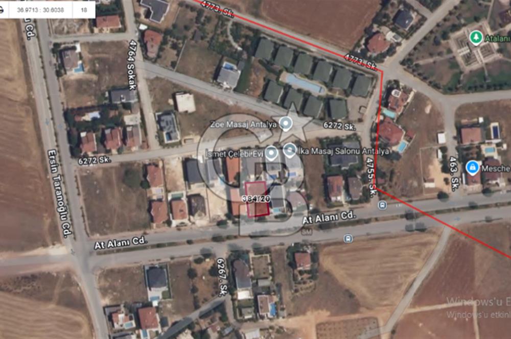 DÖŞEMEALTI YALINLIDA ORFE YAKINI CADDE ÜZERİ ARSA