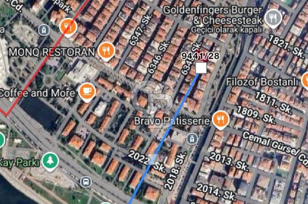 BOSTANLI AKBANK SOKAĞINDASAHİLE TRAMVAYA YAKIN SATILIK 3+1 DAİRE