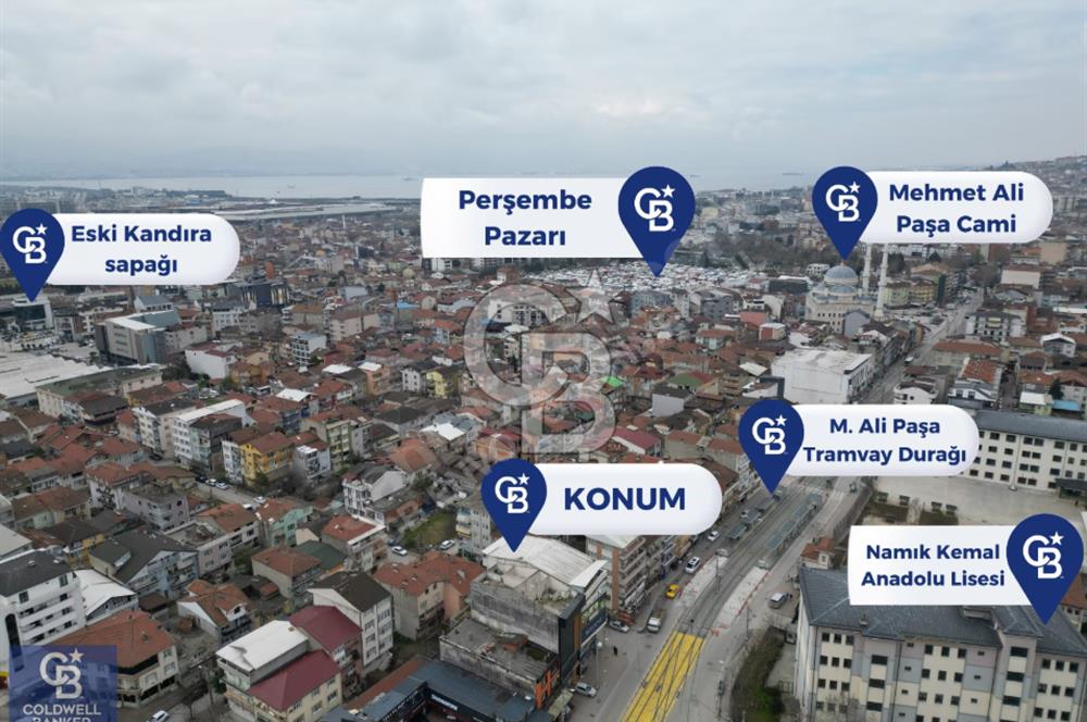 CB ENVOY İZMİT MEHMET ALİ PAŞA MAHALLESİ 100M2 KİRALIK OFİS BÜRO